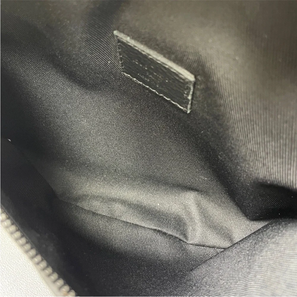 Louis Vuitton Black Monogram Embossed‎ Belt Bag